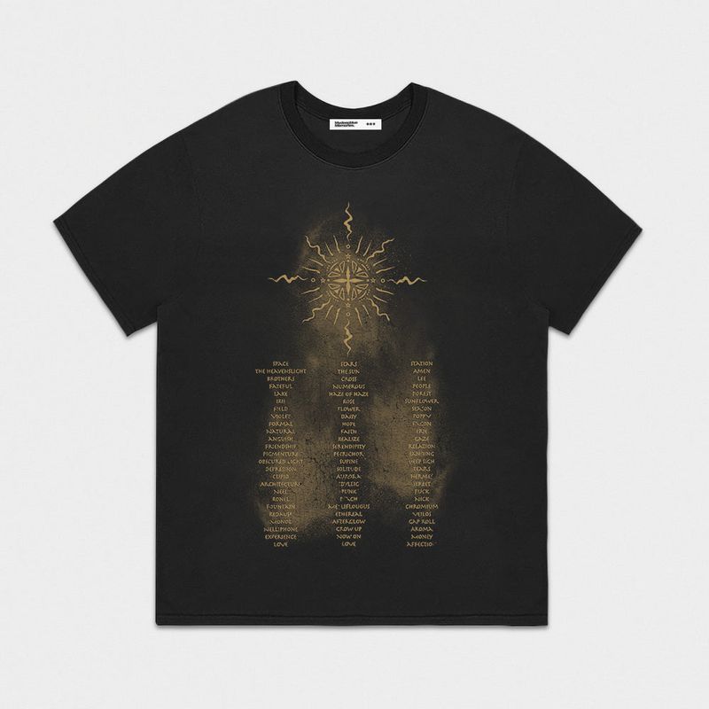 Sun Ankh T-Shirts in BLACK