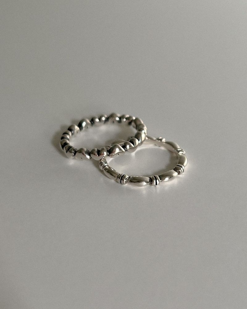 Ash ball ring (silver) *1PCS