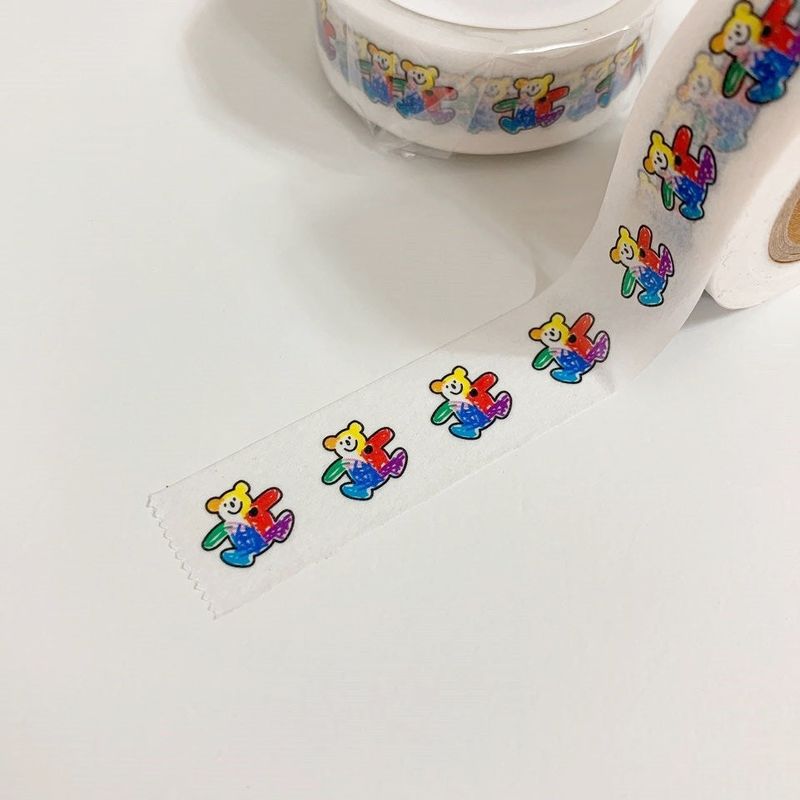 カラフルベアマスキングテープ