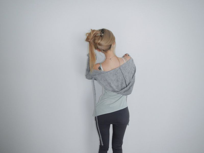 tangle hoodie bolero (3 color)