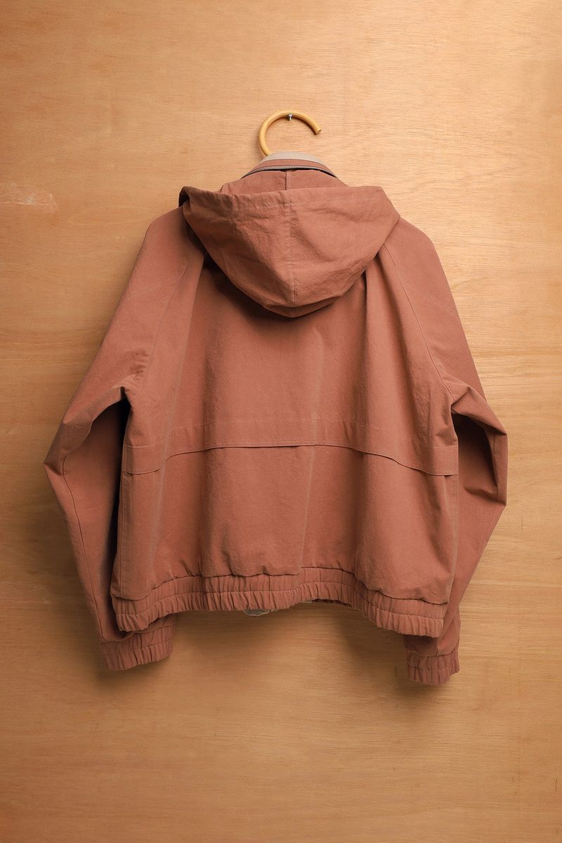 SQUARE UTILITY JUMPER-BROWN