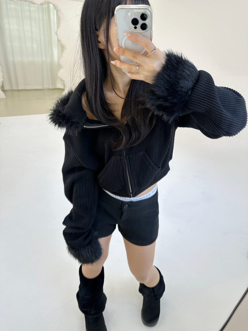 (Y2K + HIP♥/ HOOD + WARMER POINT♥) - 2 COLORS