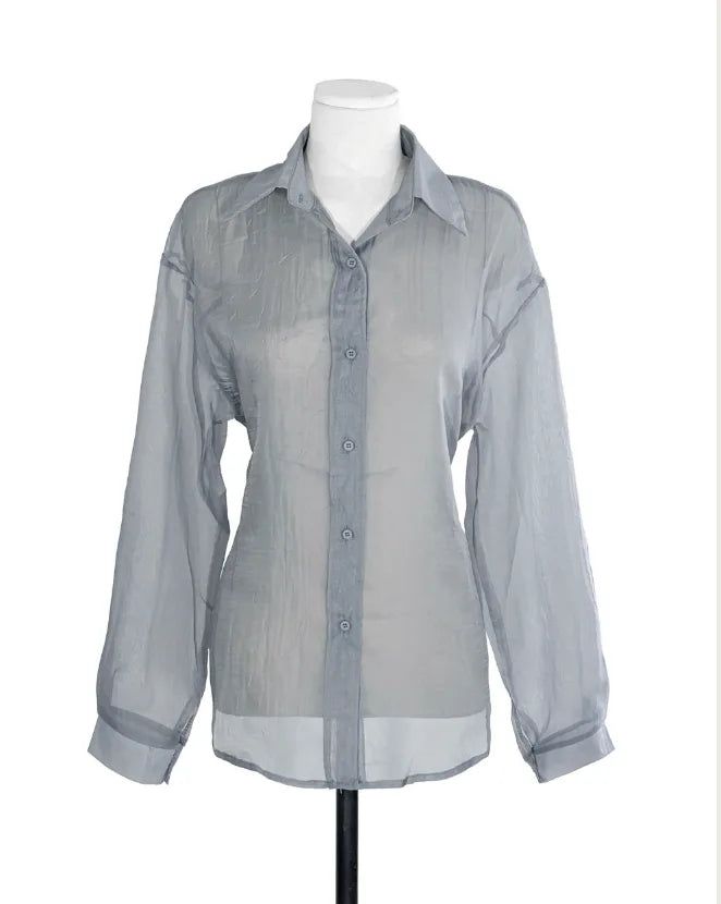frit veil 20% chiffon shirt / blouse