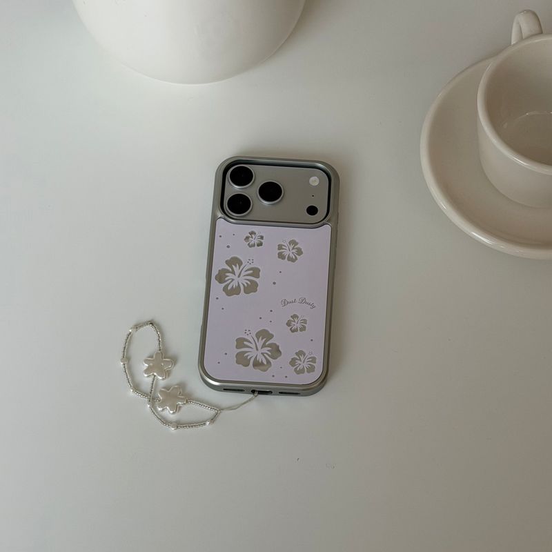 hibiscus mirror bumper case [3 color]