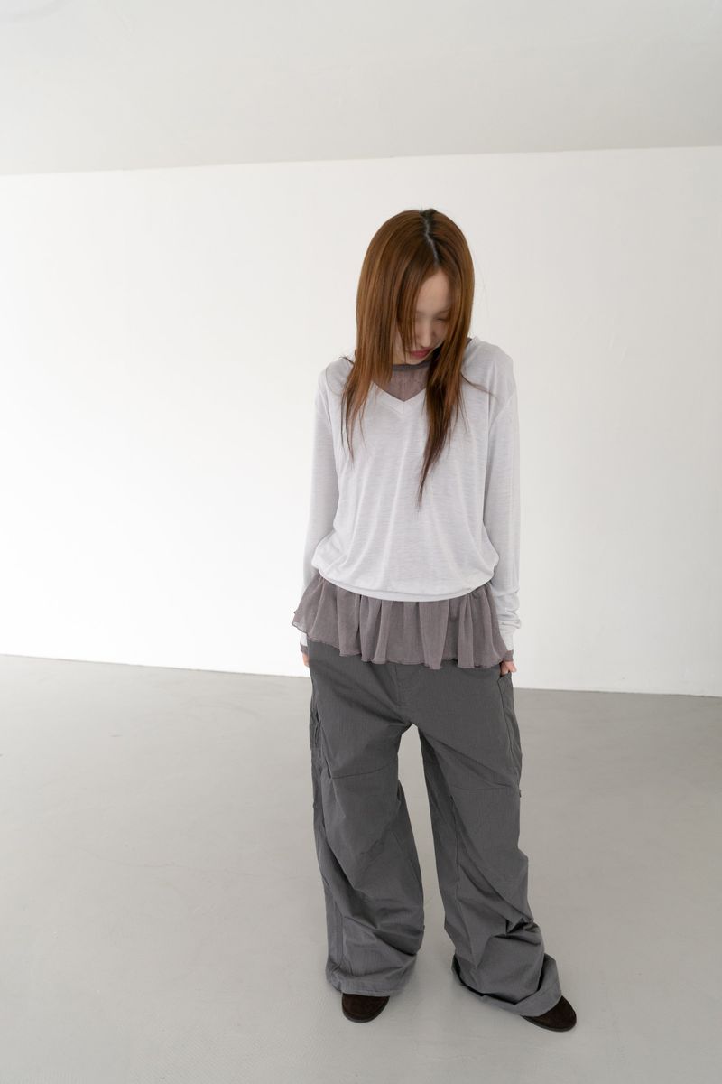 メッシュフリルトップp(3colors)