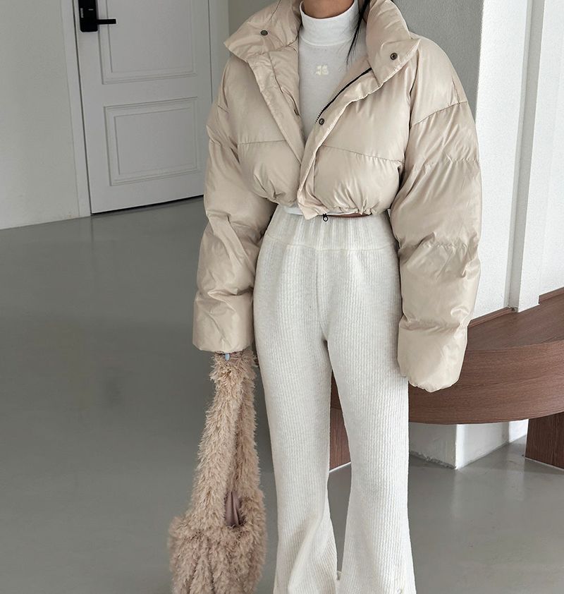 Crop cropped wellon short padded coat