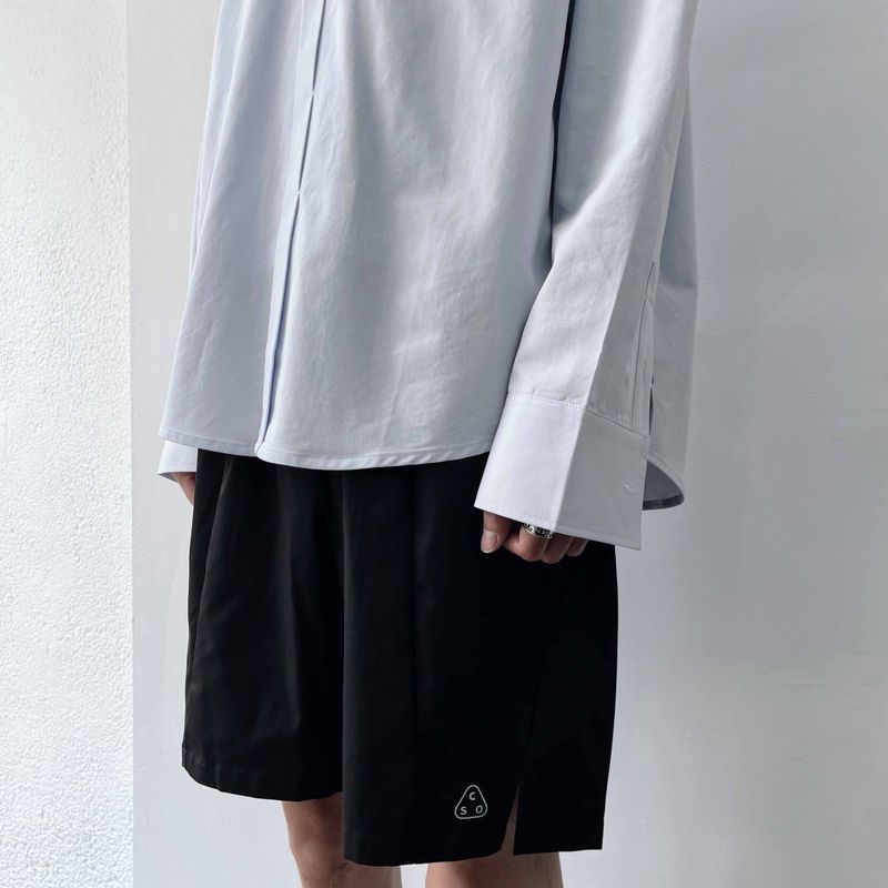 Sharp Silhouette Long-Sleeve Shirt