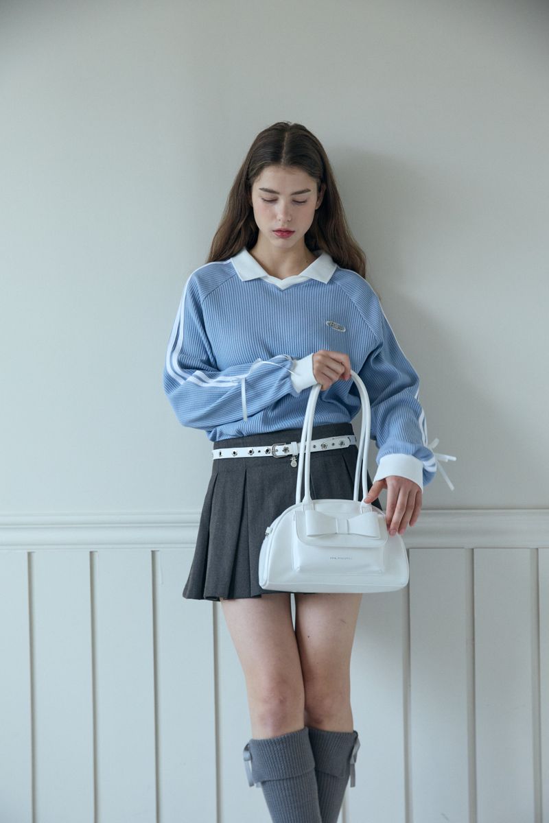 TRACK RIBBON TOP (3 COLORS)