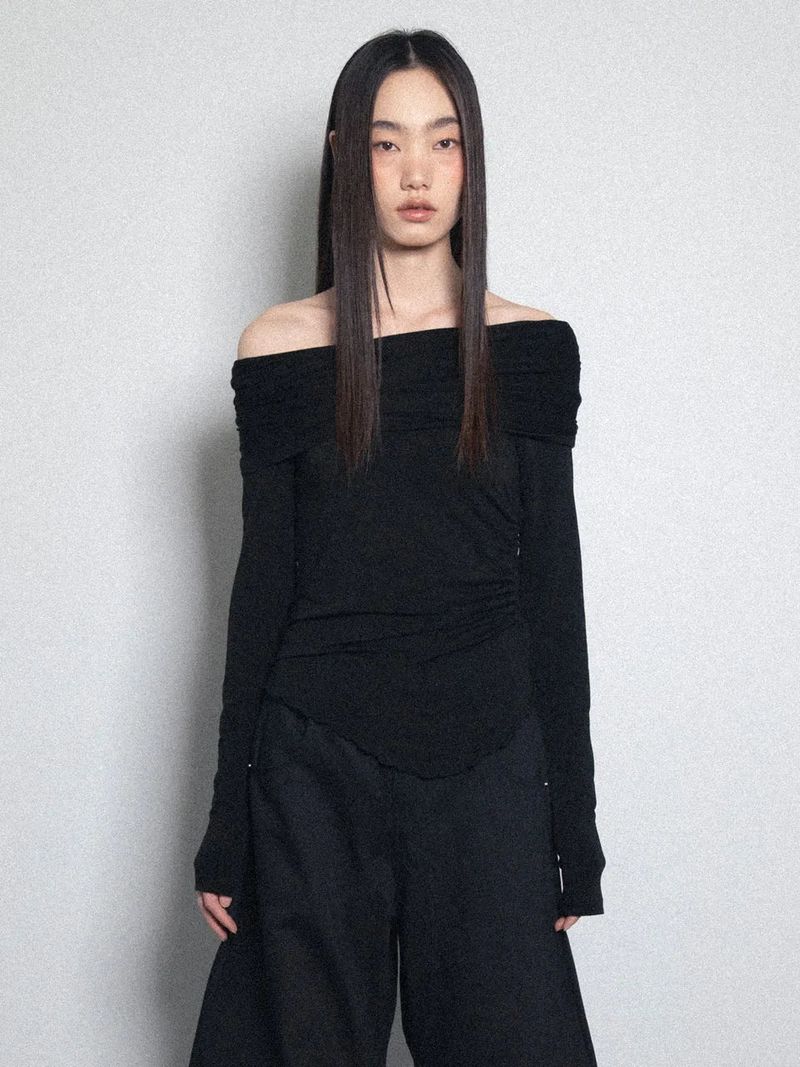 Two-way Strap Top_Black
