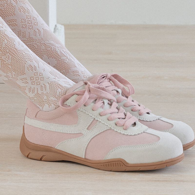  Flory Cowhide Suede Sneakers_SN2027 (3Colors)