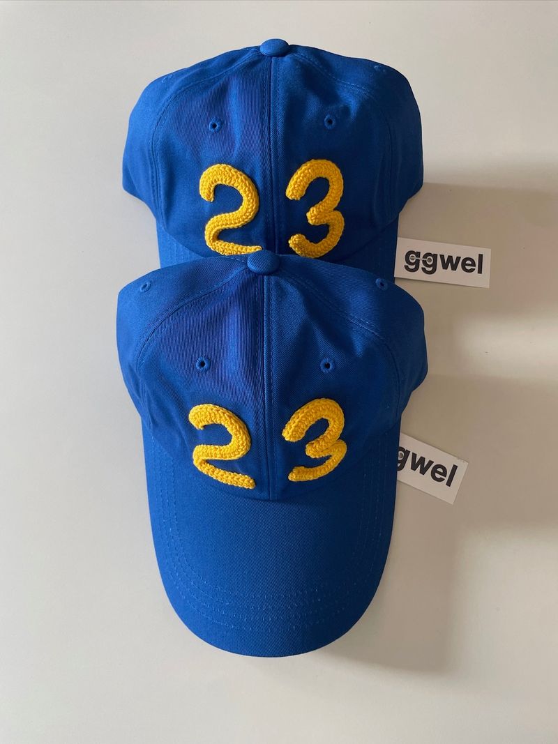 CUSTOM INITIAL CROCHET CAP