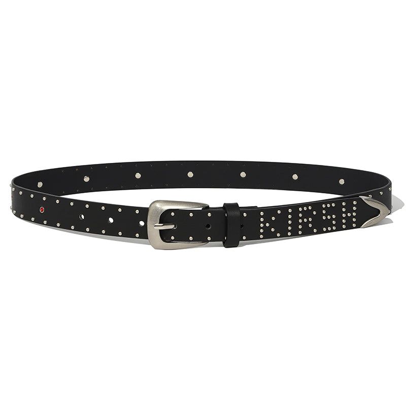 KIRSH（キルシー）の「スタッドポイントベルト [BLACK]（ファッション小物）」