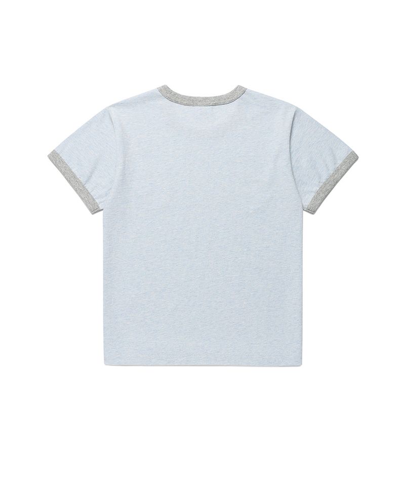 CAVISH APPLIQUE RINGER SS TEE BLUE(CV2GMUT509A)