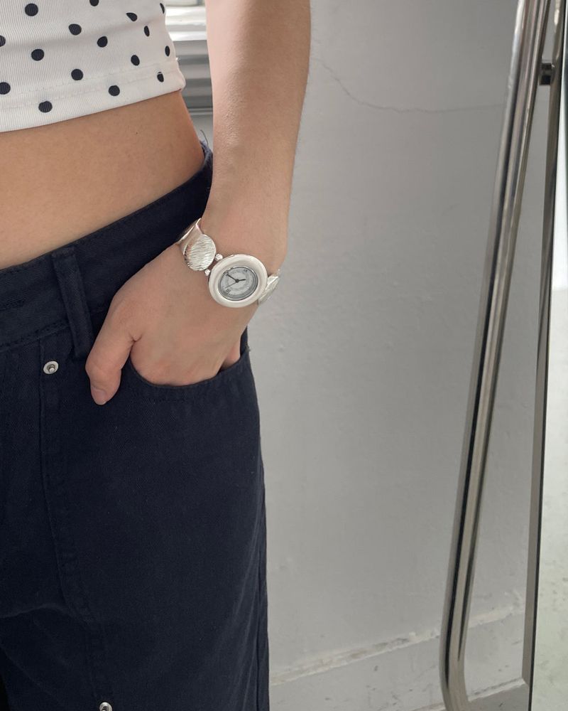 Brushed Circle Texture Watch