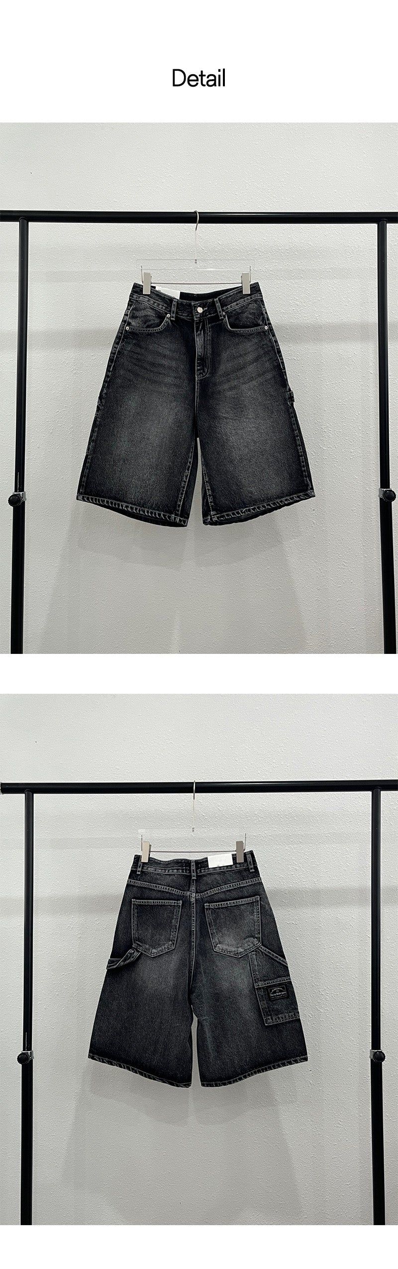 [S/S] Patch carpender bermuda pants