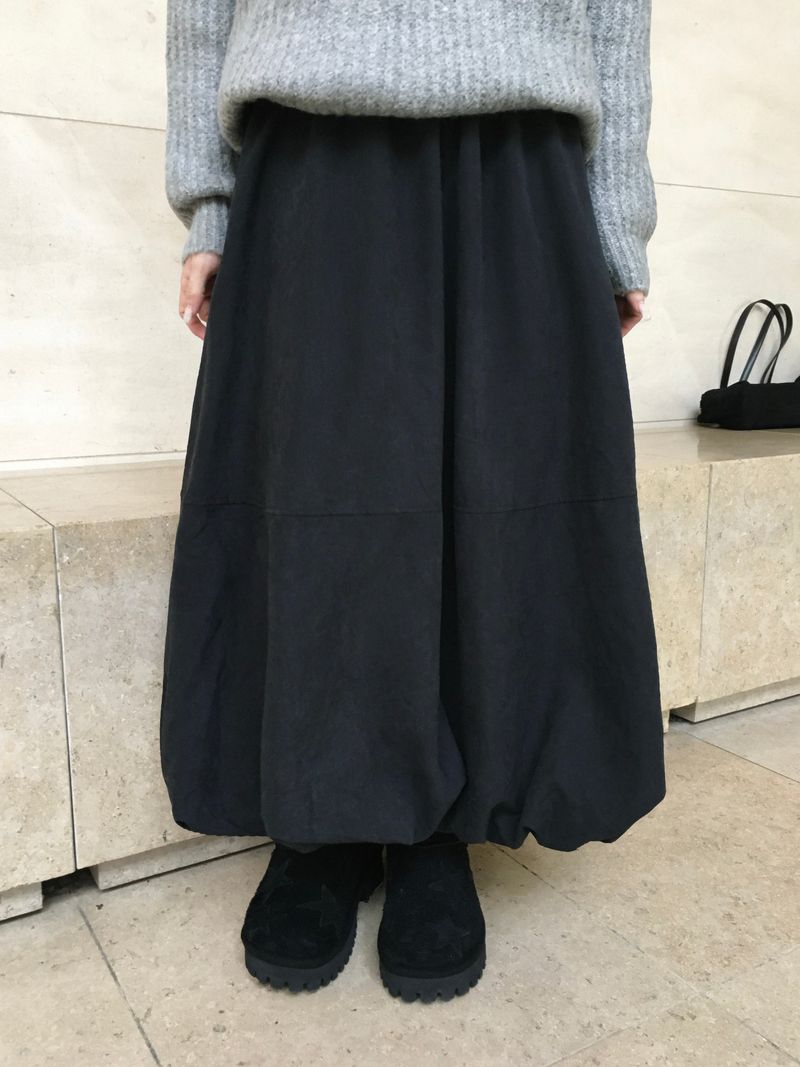 RITCORE（リットコア）の「Polar Cream Suede Balloon Skirt (4c)（Skirts）」
