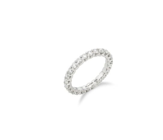 26SS★ Essence Silver (W) Prime Moissanite Ring 2.5MM