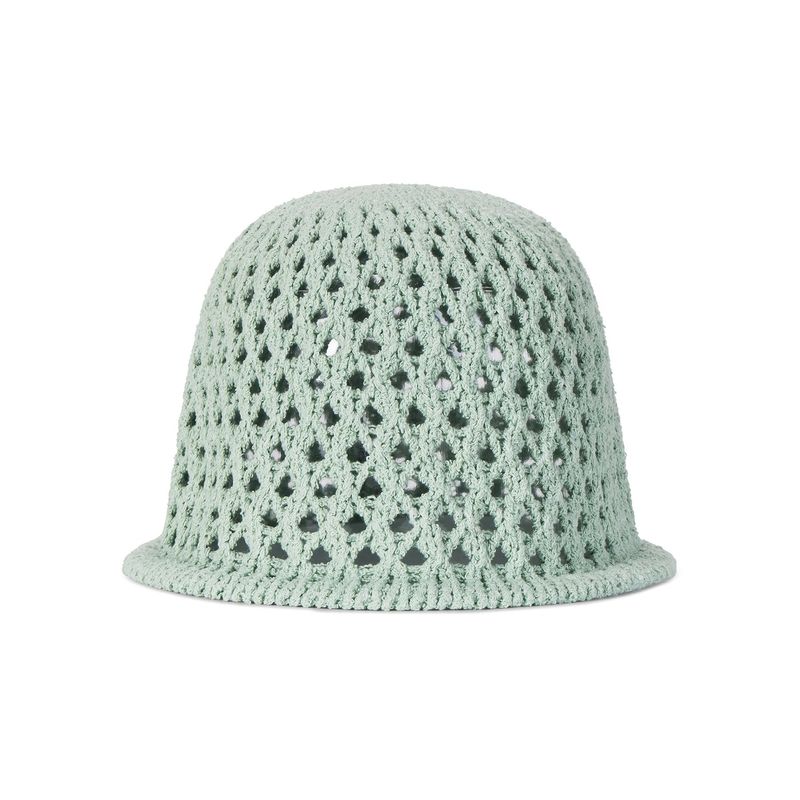 VZ Long Label Punching Knit Bucket Hat / Green