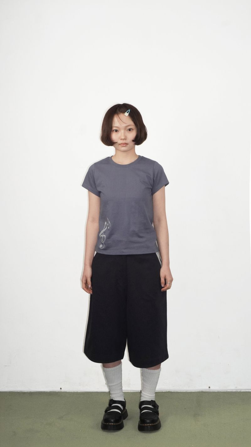 MUSIC NOTE HOTFIX T-SHIRTS INDIGO