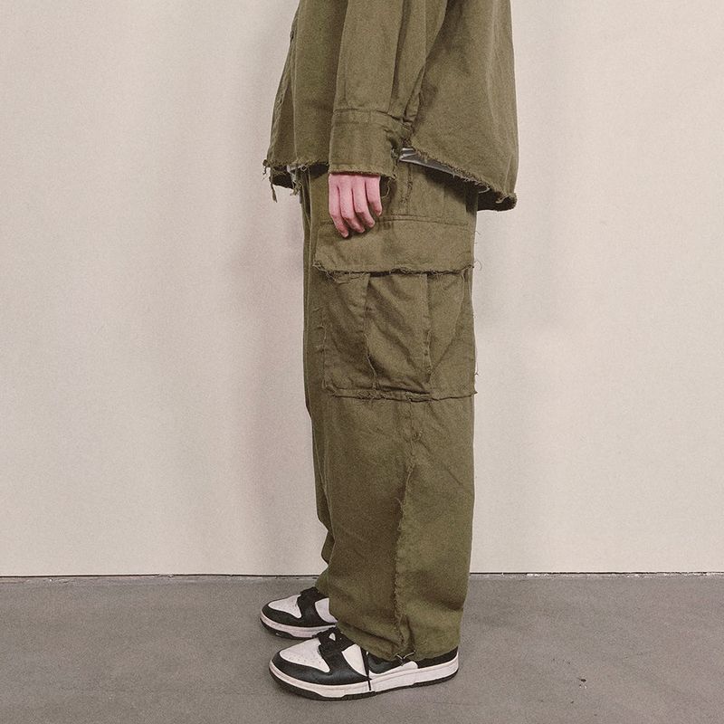 grunge wide cargo pants_khaki