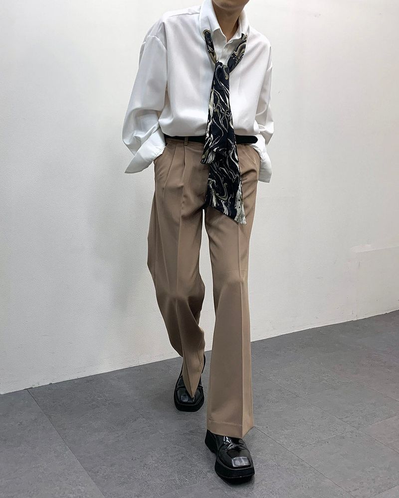 MO Marvel Scarf Eyelet Shirt (3 colors)