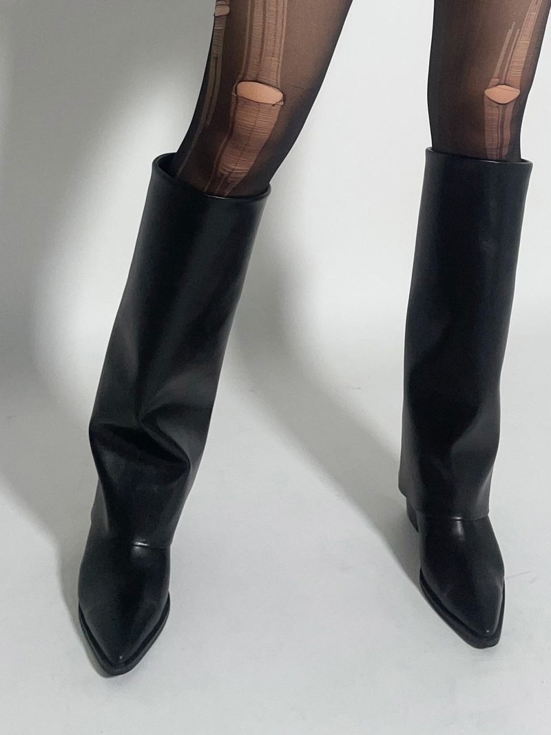 Leg warmer long boots (Black)