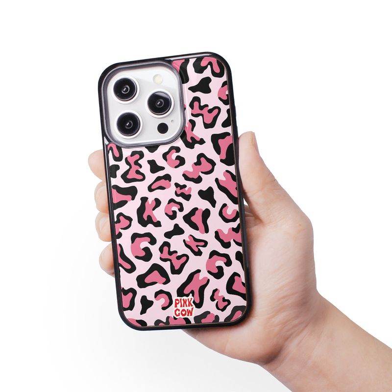 【MADE】 PKCW leopard phonecase (pink)