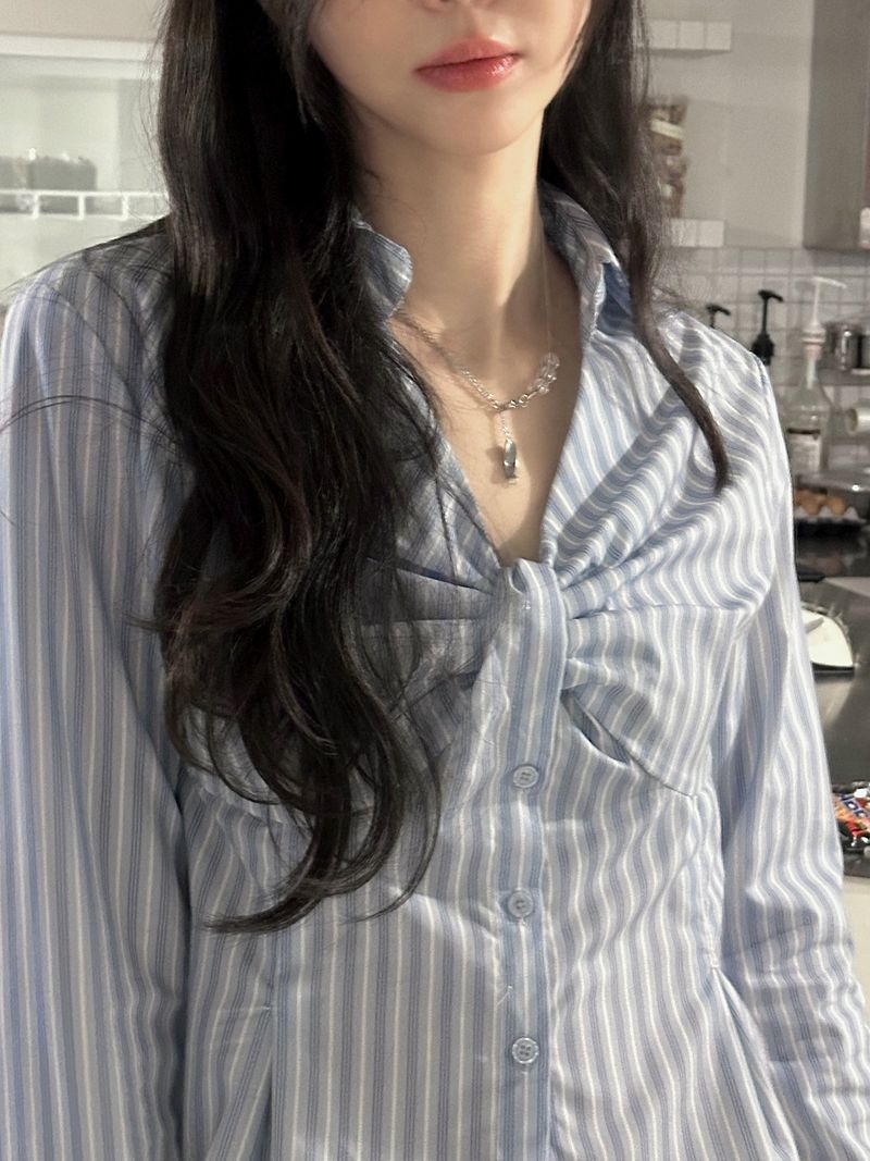aqua necklace(clear)