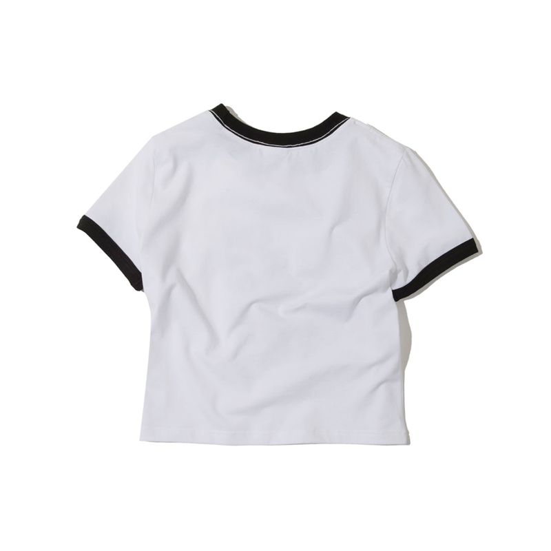 DANGEROUS FUN CROP T-SHIRT (WHITE)