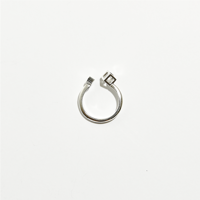 Cube Open Ring