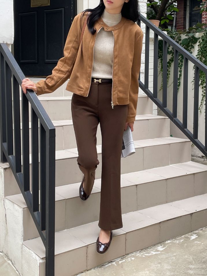 Masen Banding Span Bootcut Slacks