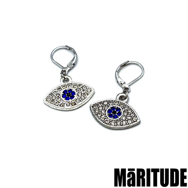 BLUE EYE EARRINGS