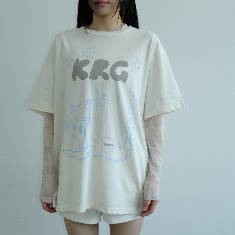SHAKIRI（シャキリ）の「KIRIGIRL BOXY T-SHIRT _IVORY（Tops）」