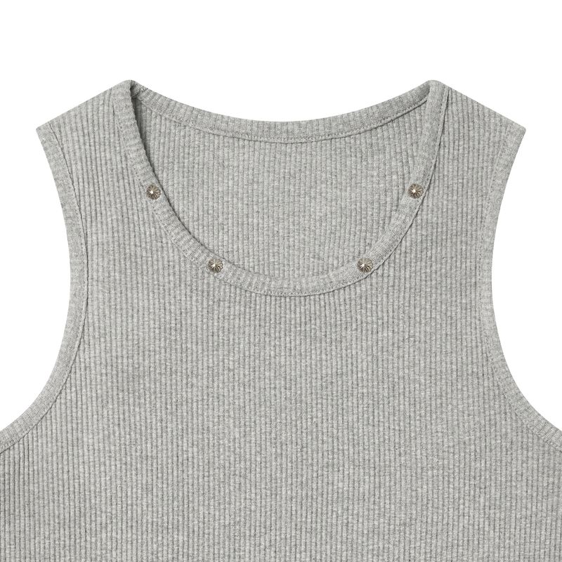 Ake Studded Sleeveless Gray