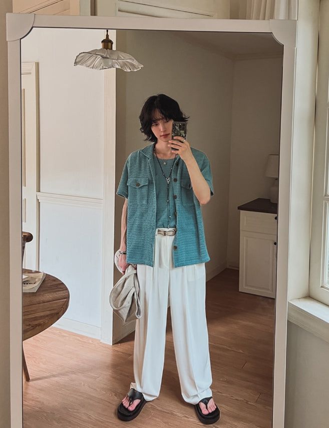 Trui Cooling Semi-Banding Long Slacks