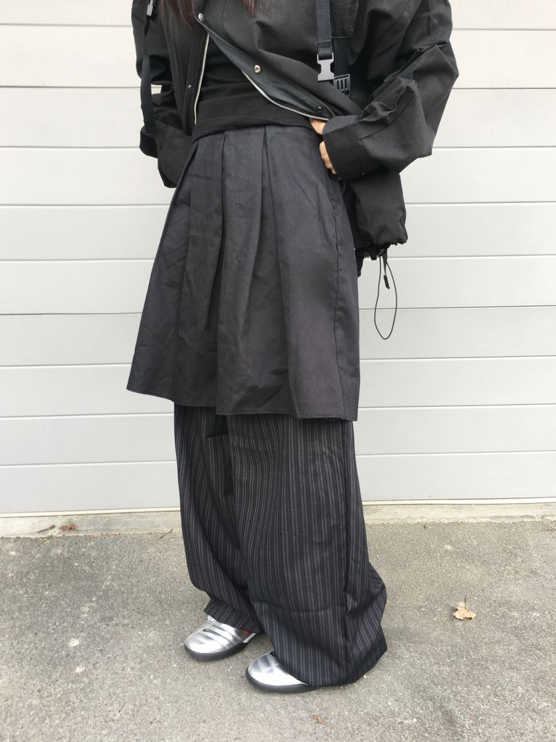 Paul Stripe Banding Slacks (2c)