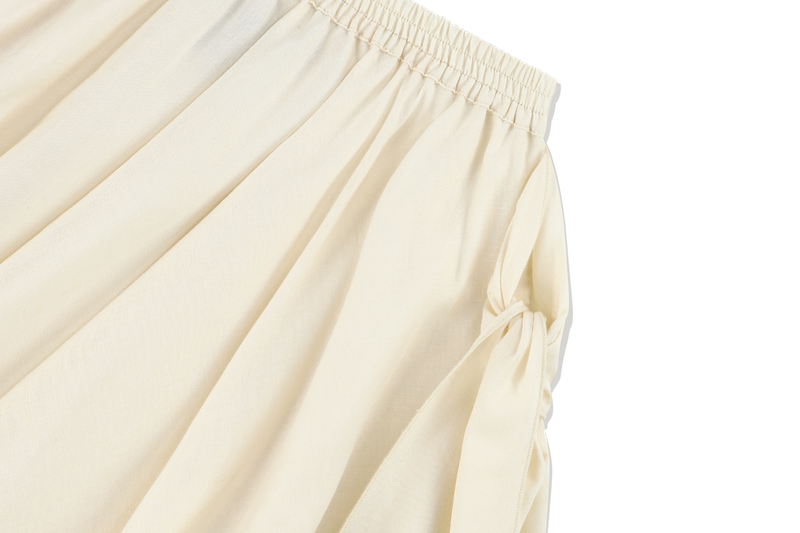 RIBBON FLARE SKIRT