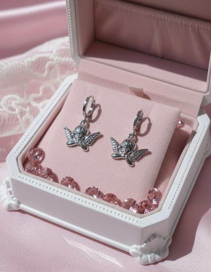 Petit Angel Huggies Piercing - Silver Color
