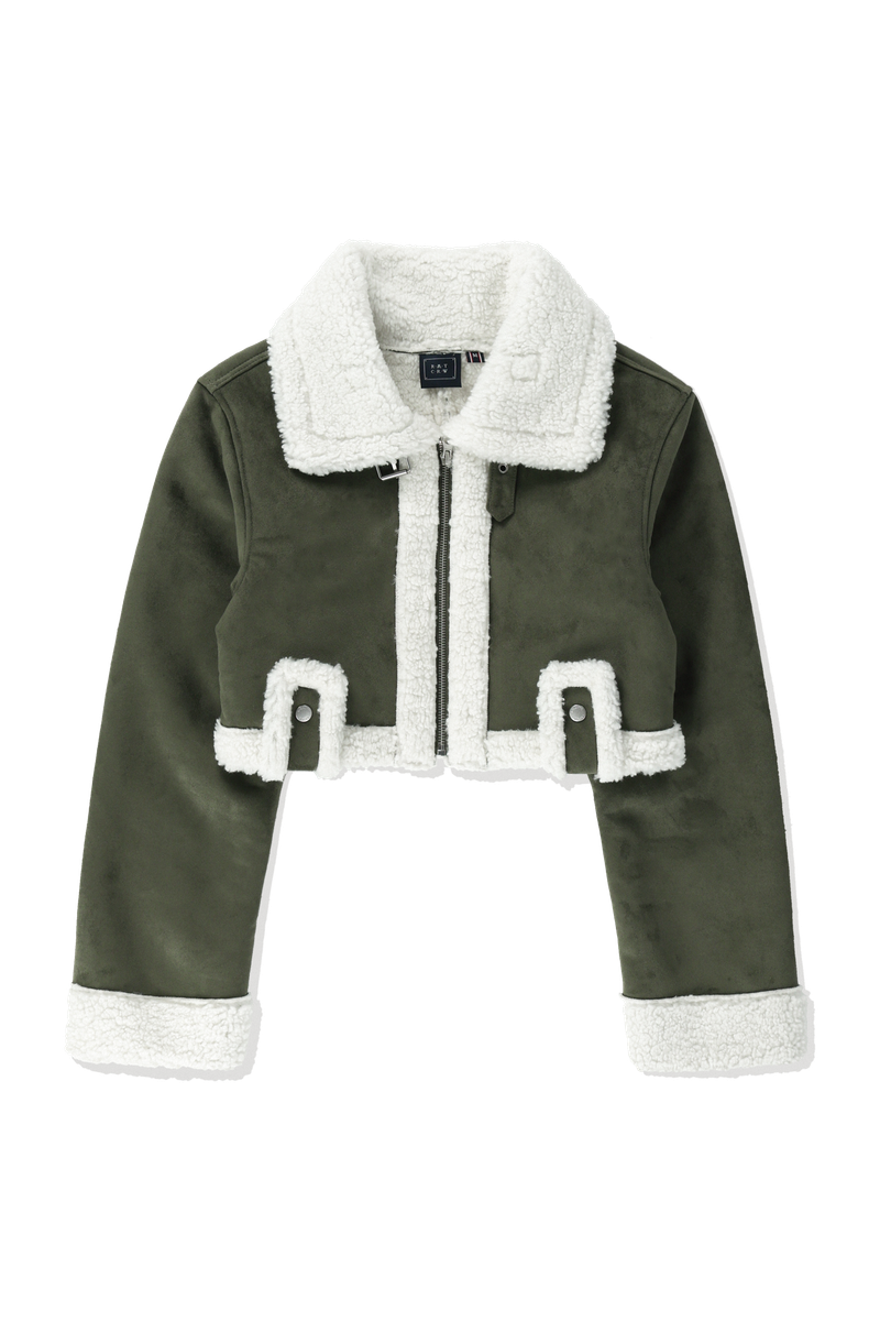 CROP MOUTON JACKET