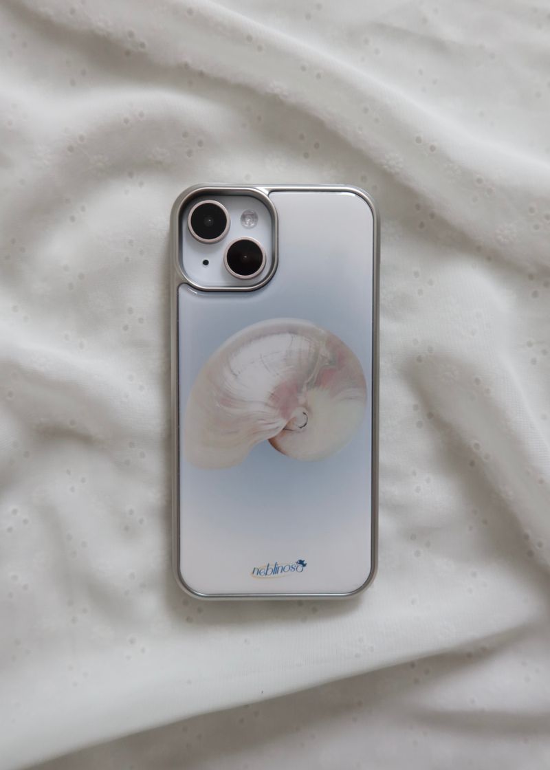 white shell silver epoxy case