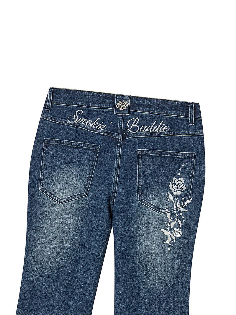 SMOKIN BADDIE DENIM PANTS (INDIGO)