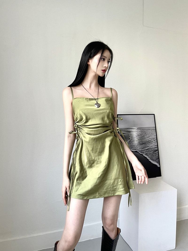 896. Hole satin mini ops (3color)