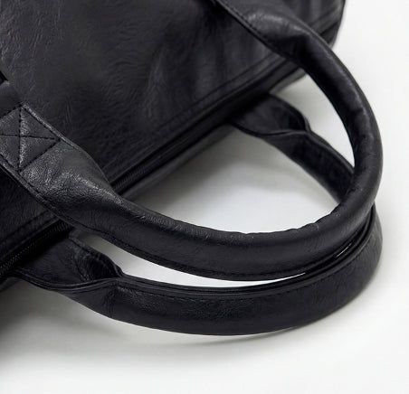 Boarding Leather Boston Bag