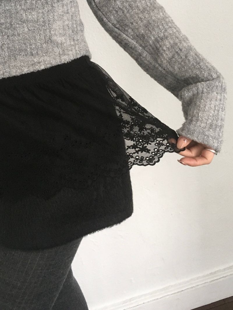 Long Lace Tank Top
