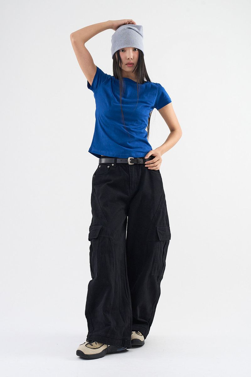 Balloon detail cargo pants