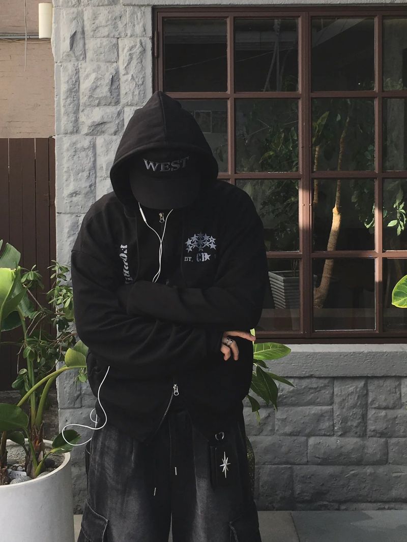 Blackout Archive Hoodie Zip-up 4C