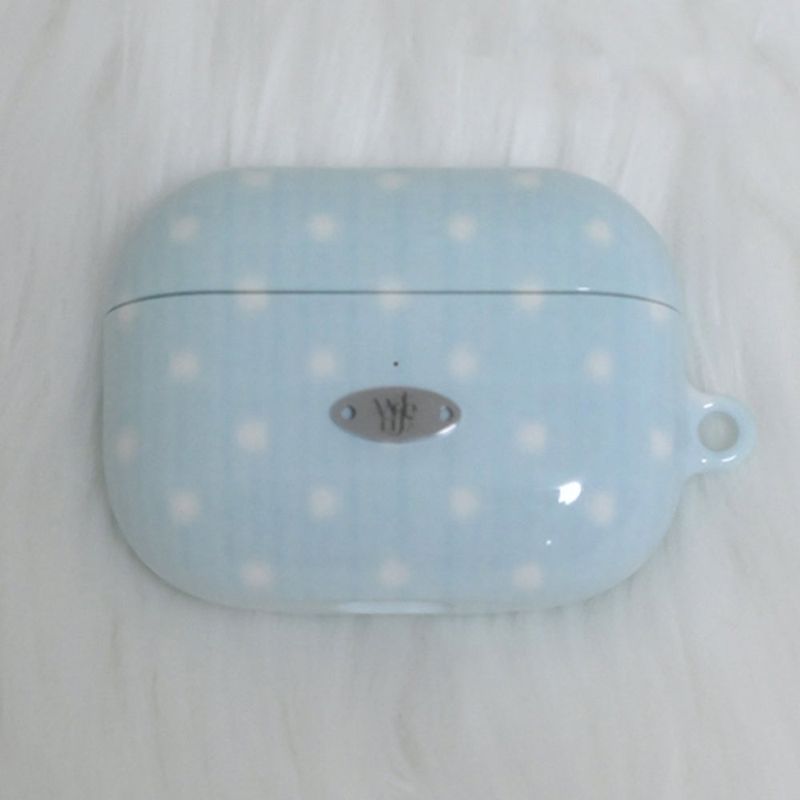WATERJEAN（ウォータージン）の「[MADE] snug dot airpods case (blue)（Smartphone Accessories）」