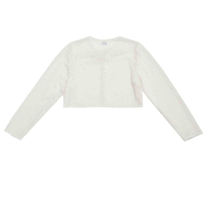 Fluffy lace cardigan