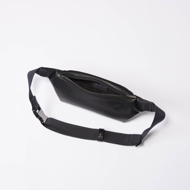 Apple Leather&OrganicCotton Crossbodybag