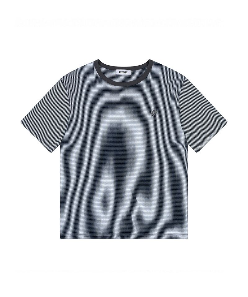 RESSAC（レサック）の「フローボーダーTシャツ スカイブルー（トップス）」